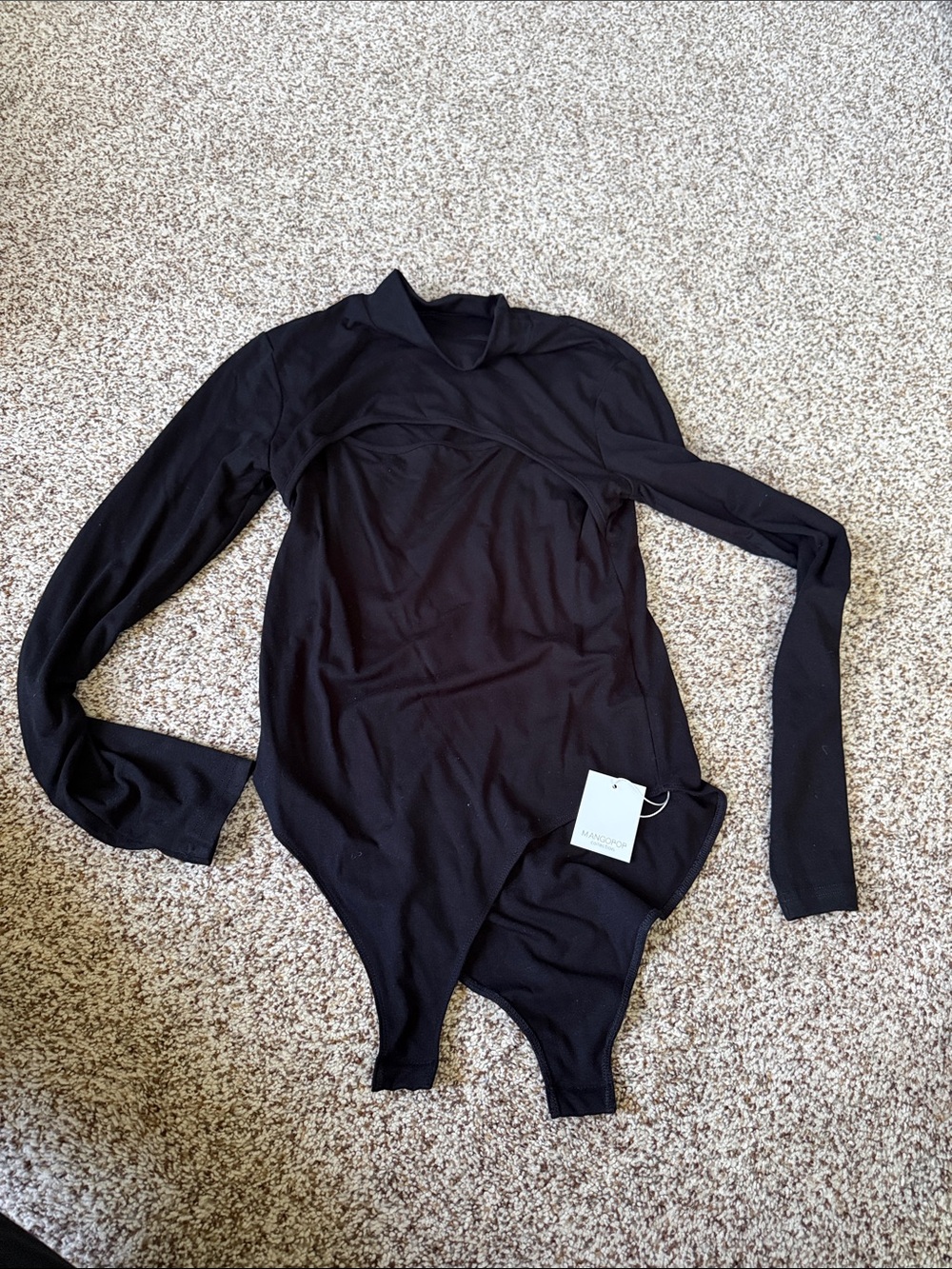Black Long Sleeve Bodysuit